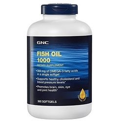 GNC健安喜Fish Oil 1000鱼油 360粒/瓶